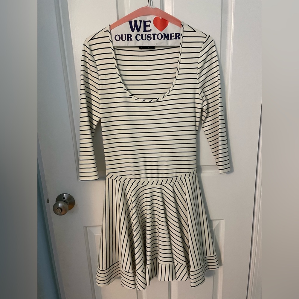 Torn by Ronnie Kobo Striped Dress